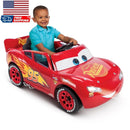 Huffy 6V Disney Pixar Lightning McQueen Kids Ride-On Toy for Ages 3-7 in Red