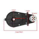 12V Gearbox Motor 550 for Children's Electric Ride-On Cars - 15000 RPM