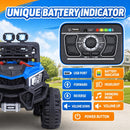 RJOVOLTER 12V Kids UTV Ride-On Vehicle with Remote Control and Swing Feature