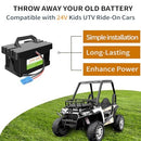 Enhanced 24V 8Ah Battery for Dynacraft Realtree Power Wheels UTVs