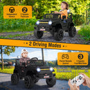 12V Battery-Powered Electric Ride-On Truck for Toddlers with 3 Speed Options