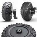 33CM/13'' EVA Solid Compound Tires for Power Wheels Ride-On Cars - 2 Pack