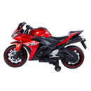 12V Red Kids Motorcycle Ride-On Toy for Boys and Girls