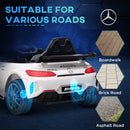 Mercedes-Benz AMG GTR 12V Kids Ride-On Car with Remote Control, White