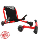 EzyRoller Classic Red Ride-On Toy with LED Wheels for Ages 3-12