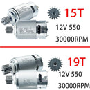 Set of 2 High-Speed 24V RS555 Motors (35000RPM, 15T) for Fisher Price