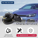Pair of High-Volume Snail Car Horns, 12V 300DB Sturdy Horn Set