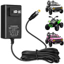 24V Black Charger for Kids Electric Ride-On Car Battery