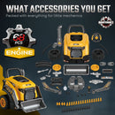 Interactive Mechanic Truck Engine Set with Lights, Sounds, and Accessories