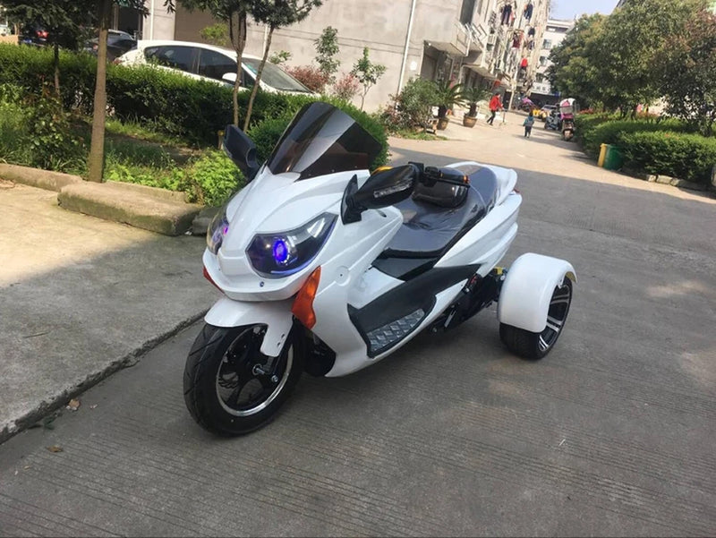 Electric Adult All-Terrain ATV Tricycle with Battery-Powered Pedal Motor