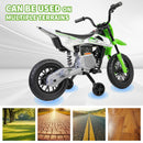 Electric Dirt Bike for Kids with Training Wheels - Fun Ride-On Motorcycle Toy