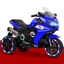 12V Kids Electric Ride-On Motorcycle with 3 LED Lighted Wheels