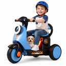 6V Electric Ride-On Motorcycle with Illuminated Headlight, Glowing Deck, and Sound Features