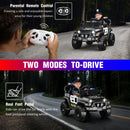 OROFULL 12V Police Ride-On Car with Remote Control and Music for Kids