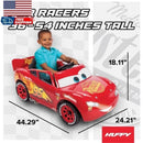 Huffy 6V Disney Pixar Lightning McQueen Kids Ride-On Toy for Ages 3-7 in Red