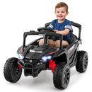 12V Electric Ride-On Car for Kids with Remote Control, LED Lights, and Music