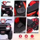 12V Children's Electric 4-Wheel Quad Car with Music and LED Lights, Speeds Up to 2.2mph