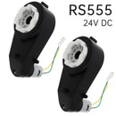 Pair of RS555 24V 18000RPM DC Motors for Ride-On Car and SUV Replacement Parts