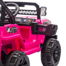 12V Electric Ride-On Truck for Kids with Parental Control, 2WD, Suspension, Bluetooth, and LED Lights for Ages 1-4