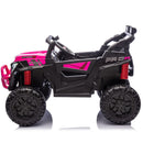 24V 400W Kids Electric UTV with Remote Control, 4-Wheel Suspension, Bluetooth, and MP3 LED Features