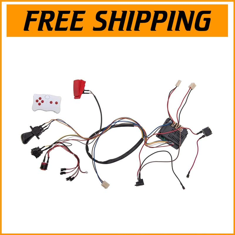 Kids 12V Ride-On Car Modification Kit with Bluetooth Control and Safety Features