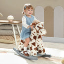 Rabbit-Themed Rocking Horse with Realistic Neigh and Plush Comfort