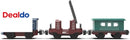 Motorized Train Set for Wooden Tracks - 3-Piece Battery-Powered Toy for Ages 3 and Up