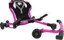 Pink Adjustable Drifter X Ride-On Toy for Children Aged 4-12, Supports Up to 154 lbs