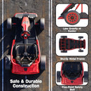 IWDOORIDE Red Electric Drift Kart for Kids with Dual Motors, 24V