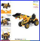 12V Battery Operated Kids Excavator Ride-On Construction Vehicle
