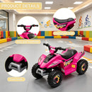 Pink 6V Children’s Electric Quad ATV Ride-On Vehicle