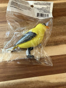 Clip-On Chirping Set of 2 Motion-Activated Singing Birds: Robin & Gold Finch