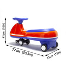 12V Electric Twisting Ride-On Car for Kids Aged 3-6 with LED Lights and Music
