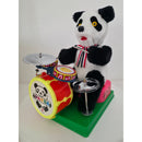 Classic 1960s Mambo Panda Battery-Operated Electric Drummer Toy