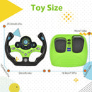 Redcrab Steering Wheels Brake And Gas Pedals Toy For Kidspretend Driving Seat