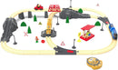 Kids' Electric Train Set with Realistic Sounds and Lights