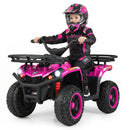 24V 4-Wheel Electric Ride-On Toy with Slow Start, Music, Stories, and Multimedia Ports