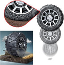 Set of 2 - 33CM/13'' EVA Solid Tires for Power Wheels Ride-On Vehicle Alligator