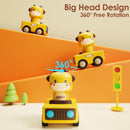 iPlay iLearn Push-and-Play Friction Cars for Toddlers Aged 1-3