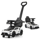 Maserati Licensed 3-in-1 Push and Ride Car for Kids