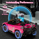 12V Lamborghini 4WD Kids Electric Ride-on Sports Car with Power Adapter
