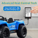 12V Power Charger for Kids Ride-On Toys with Universal Compatibility and 6ft Cord
