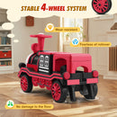 Vibrant 12V Kids 2-Seater Electric Train with Lights, Music, and Storage