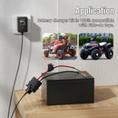 12V Power Wheel Charger with 12 AWG Wire Harness for Electric Ride-On Toys
