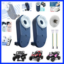 RS390 24V 18000RPM Gearbox for 4WD Power Wheels Motor Enhancement in Blue