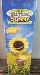 Gemmy Animated SUNNY Sunglasses-Wearing Singing Sunflower with Hidden Nature