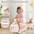 Dual-Function Ride-On Toy Car for Toddlers with Removable Trailer