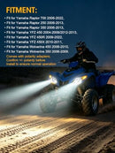 Yamaha Raptor YFZ Wolverine Compatible ATV LED Headlights
