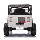 12V Remote-Controlled Electric Jeep Truck Toy for Kids in White