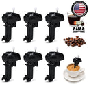 Set of 6 Novelty Boat Motor Coffee Mixers
